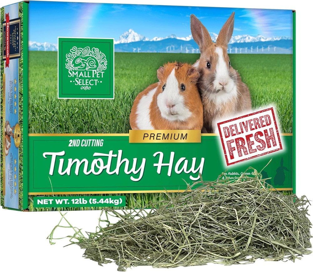 Fresh & Nutritious Timothy Hay for Small Animals, 12 lb