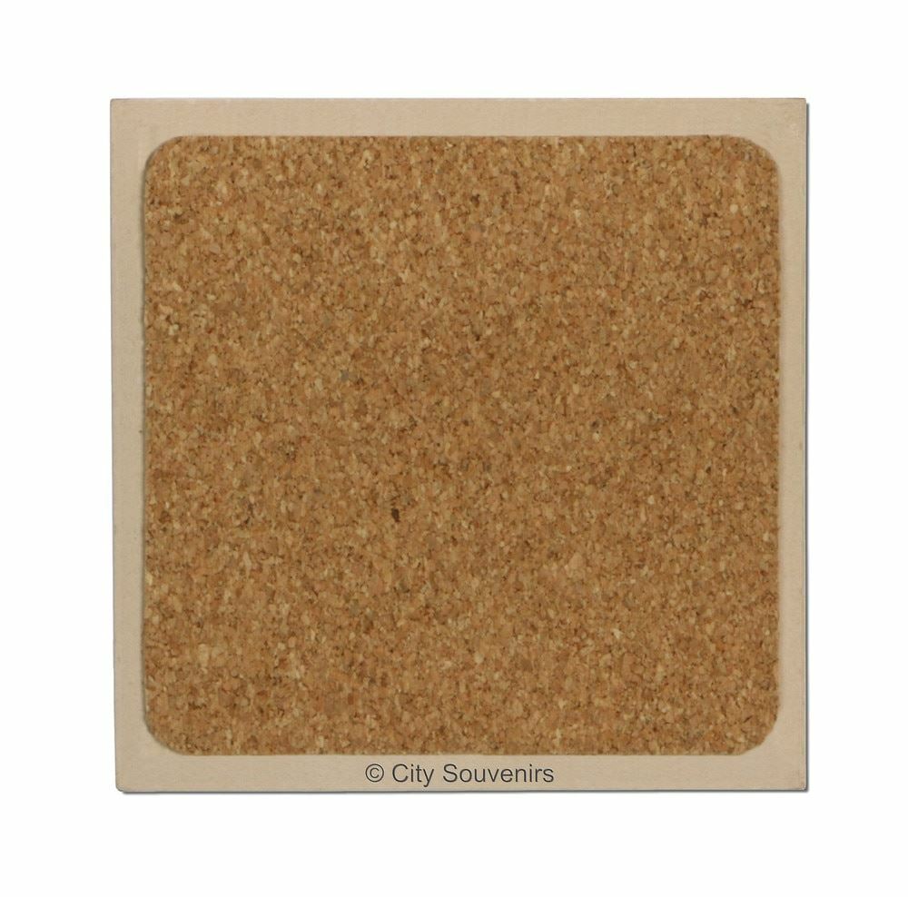 Oklahoma Map Coaster Set of 4