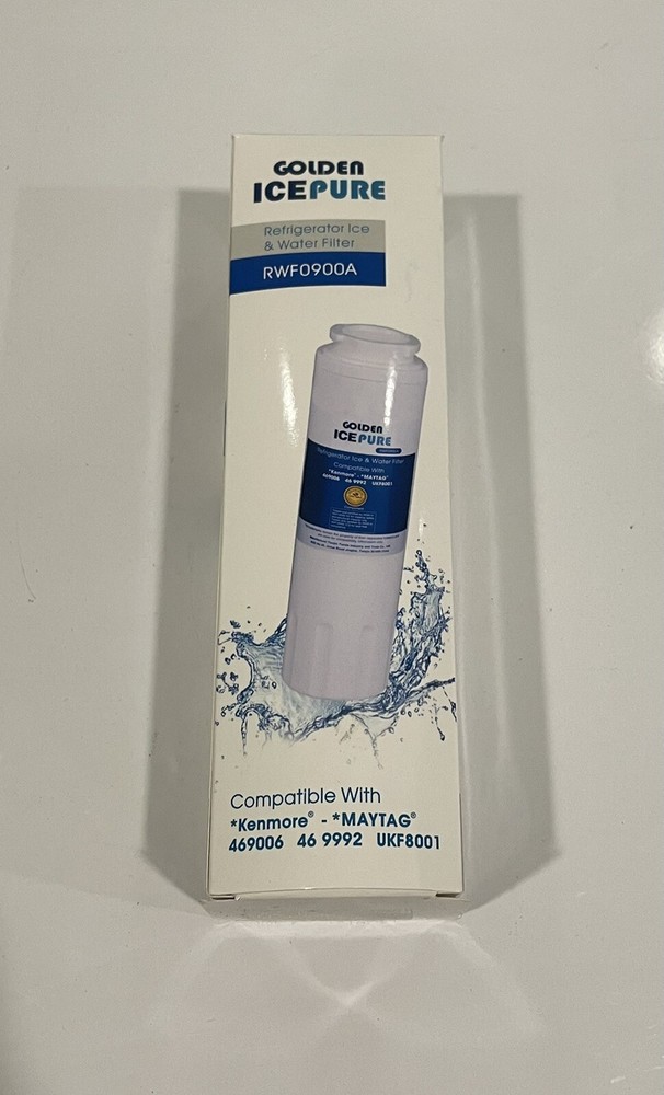 Golden IcePure RWF0900A Filter For Kemmore Maytag SGF-M10 WF295 UKF8001 NEW!