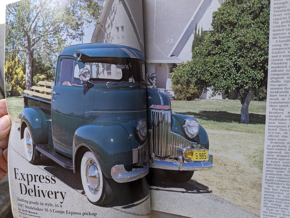 Studebaker M Series Truck Article Special Interest Magazine
