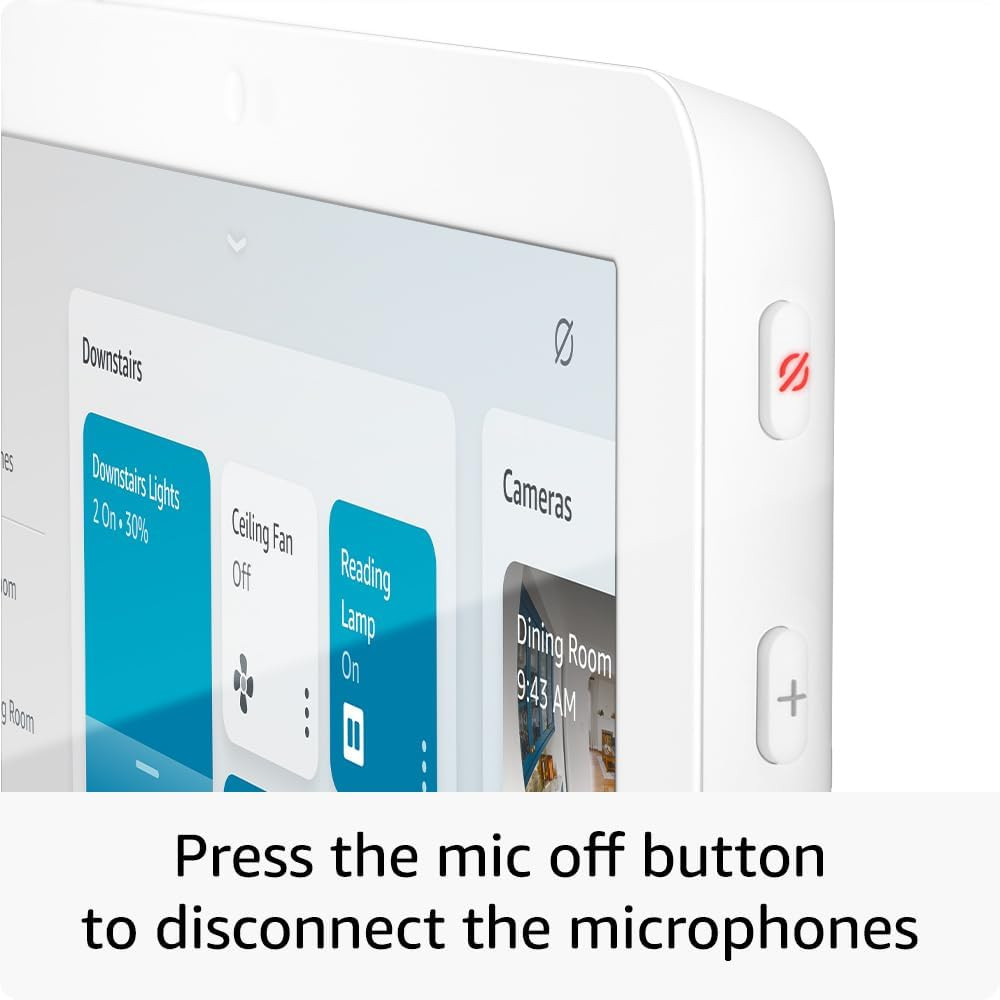 Echo Hub | 8” Smart Home Control Panel with Alexa | Compatible with Thousands of