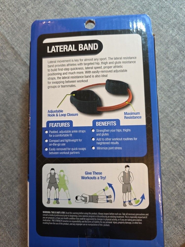 Pro Strength Lateral Band Maximum Resistance Training 1pc Fits Most