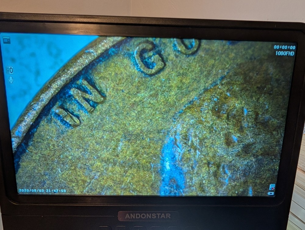 1957 D Wheat Penny Error