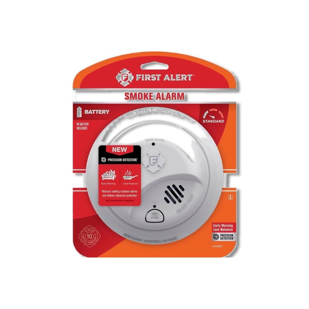 First Alert Battery-Powered Ionization Smoke Detector 1046827