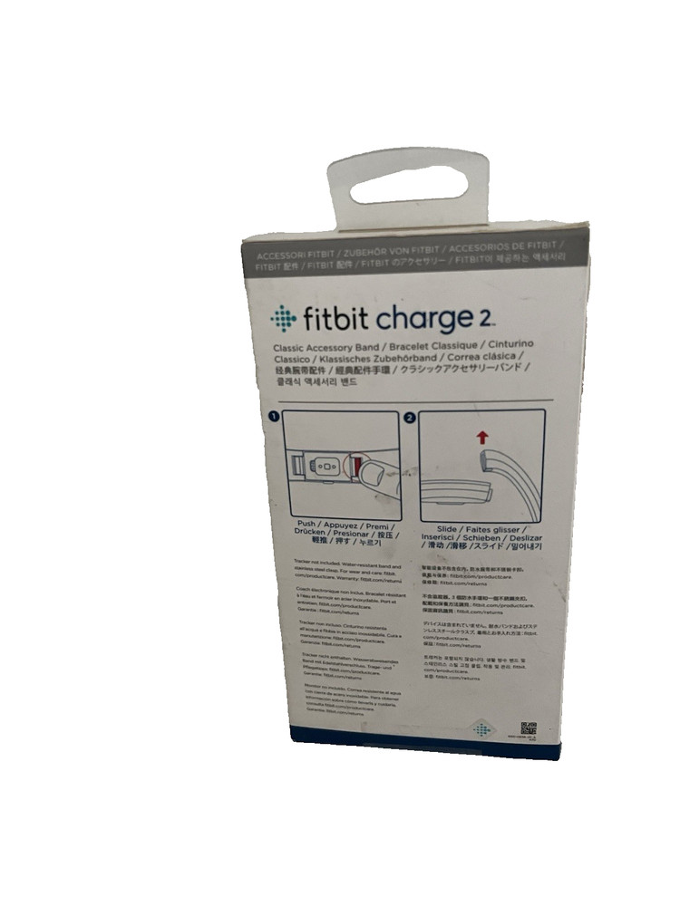 Fitbit Blue Charge 2 Classic Accessory Band Bracelet Classique L/G