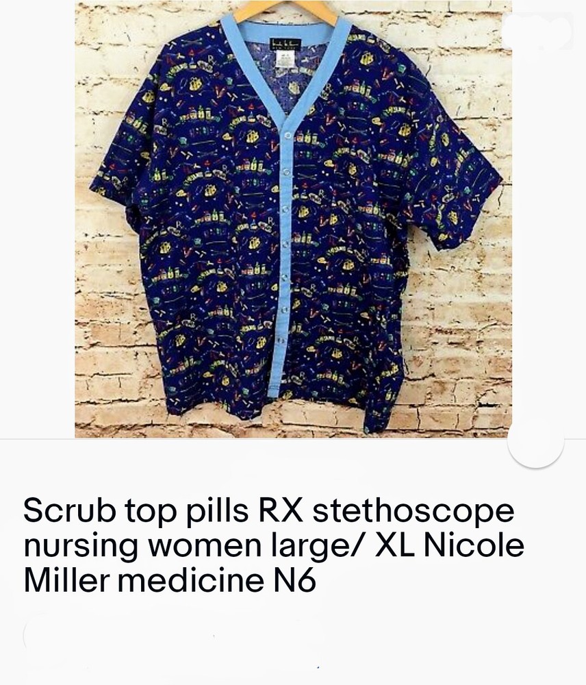 Nicole Miller scrub sets women L/XL