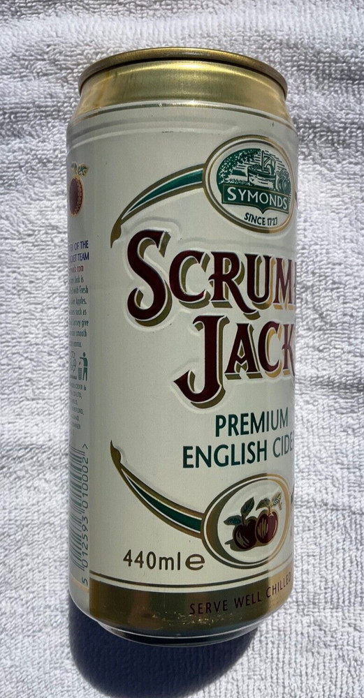 SYMONDS SCRUMPY JACK PREMIUM ENGLISH CIDER BEER CAN
