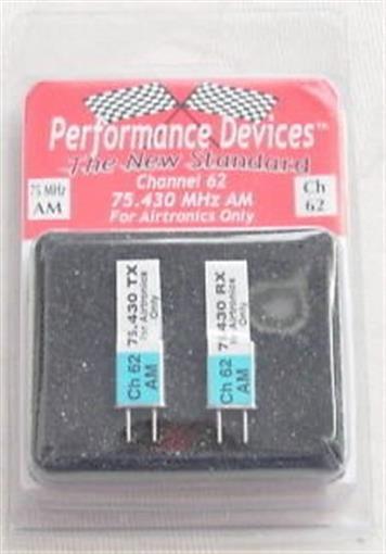 Airtronics 75Mhz AM Crystal Set - Channel 62