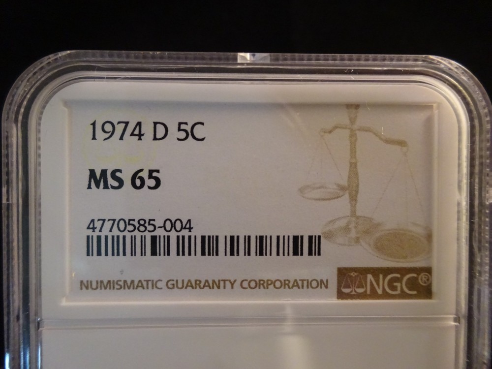 1974-D Jefferson Nickel NGC MS65