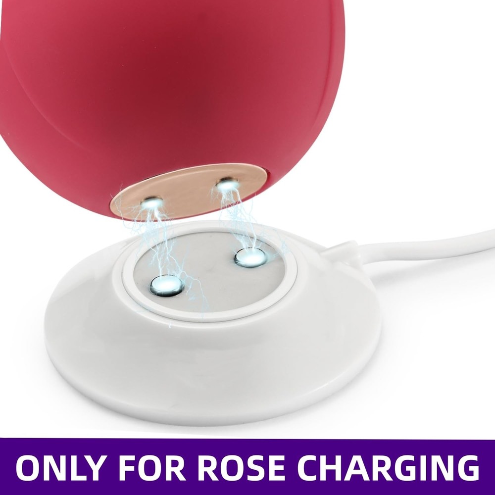 Densleonis Rose Replacement Charger, 12mm Magnetic Standing Dock White