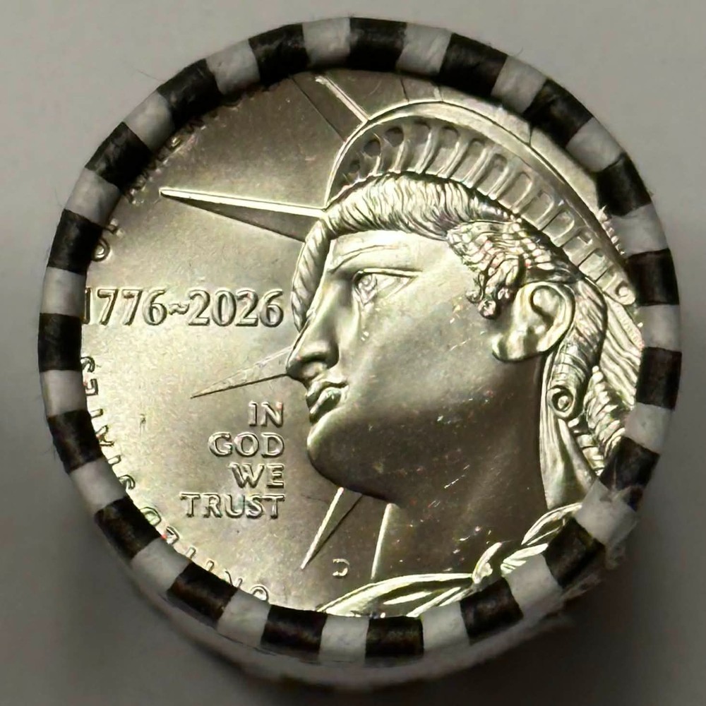 2026-D Enduring Liberty Half Dollar $10 Roll BU / OBW ROLLS