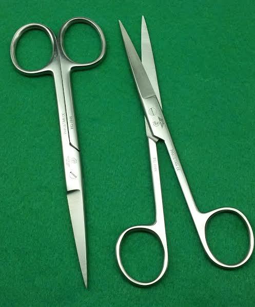 10 O.R Dressing Operating Scissors SHARP/SHARP 5.5" ROUND PATTERN SURGICAL INST