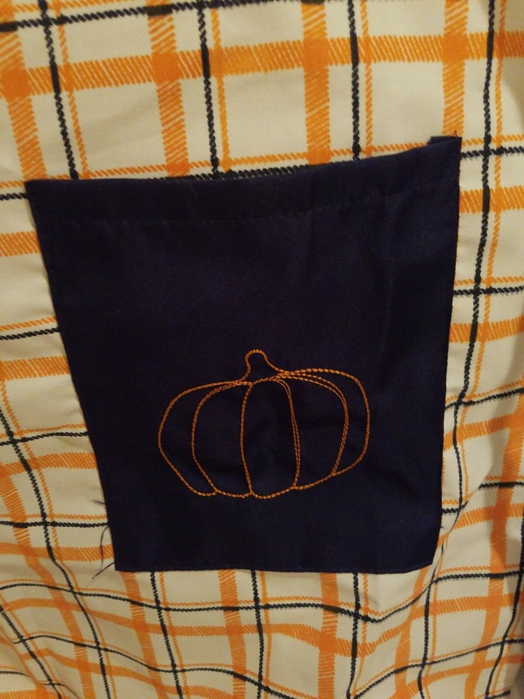 Apron With Pumpkin On It New