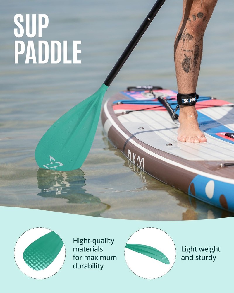 Paddle Board Paddle, 3 or 4 Piece Adjustable SUP Paddle, Detachable Floating ...