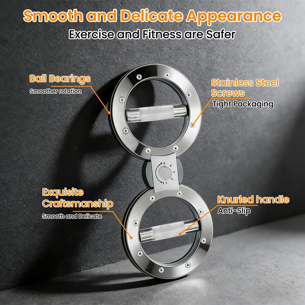 Resistance Adjustable Multi-Functional Rotational Trainer Grip Strength Trainer