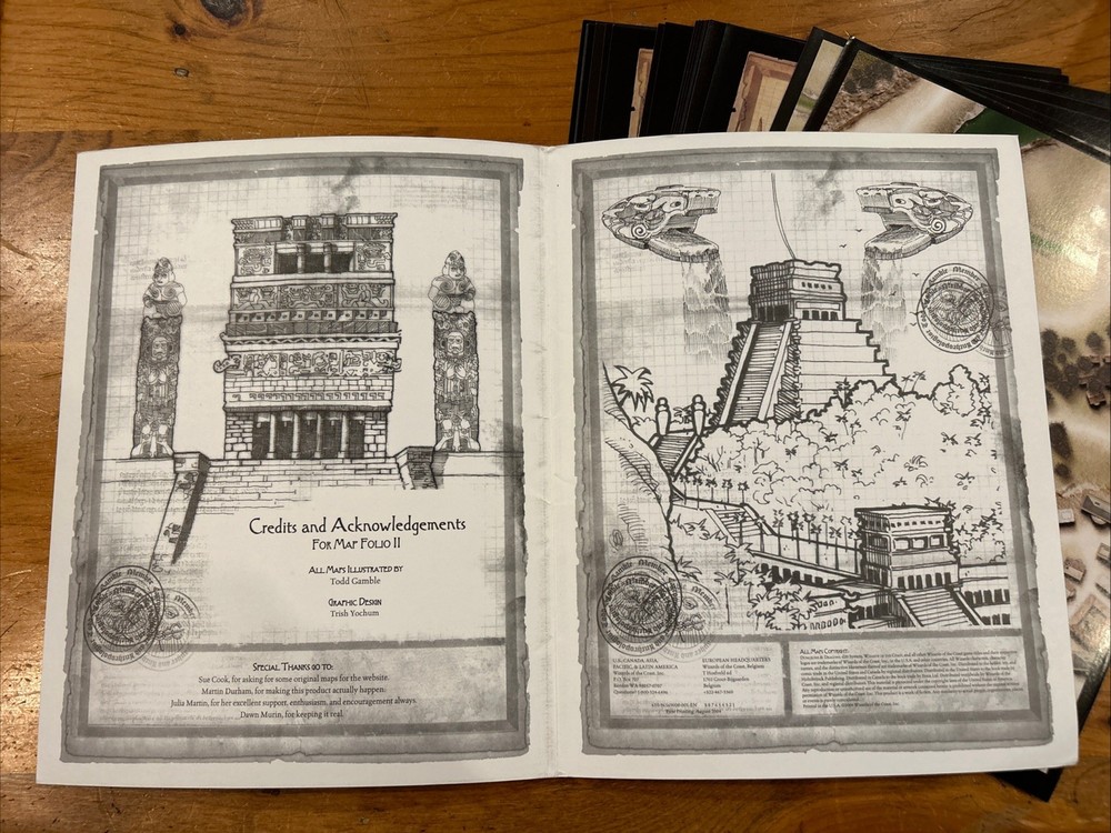 2004 Dungeons & Dragons Accessory Map Folio II Tom Gamble