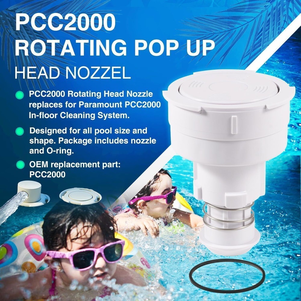 PCC2000 Rotating Head Nozzle Replacement For Paramount In-floor Cleaning System