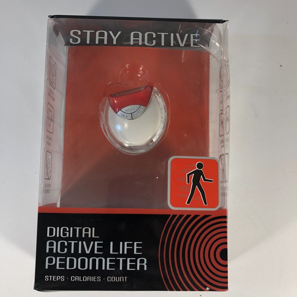 Digital Active Life Pedometer - Open box - Steps, Calorie Count, Distance