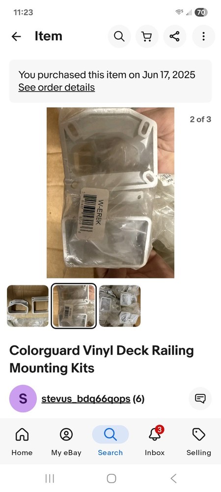 Colorguard Vinyl Deck Railing Mounting Kits