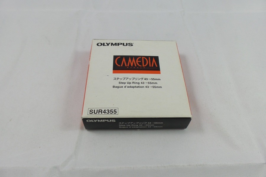 Boxed Olympus SUR4355 Step Up Ring 43-55mm