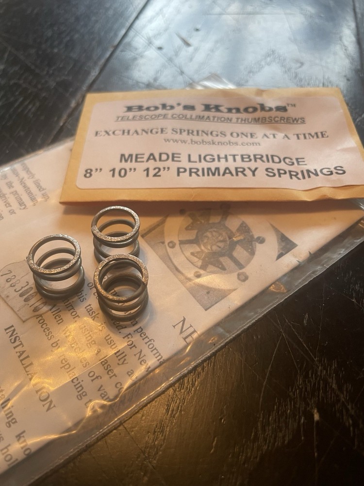Bob's Knobs for Meade Thumbscrews & Springs
