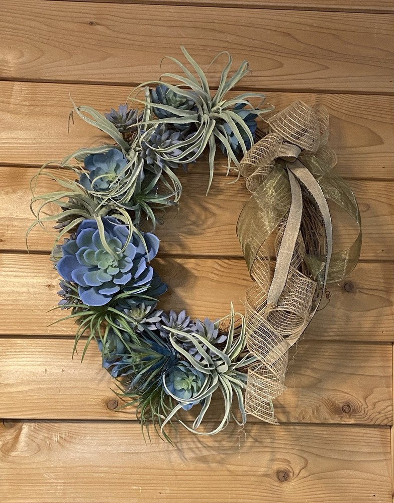 Succulent wreath