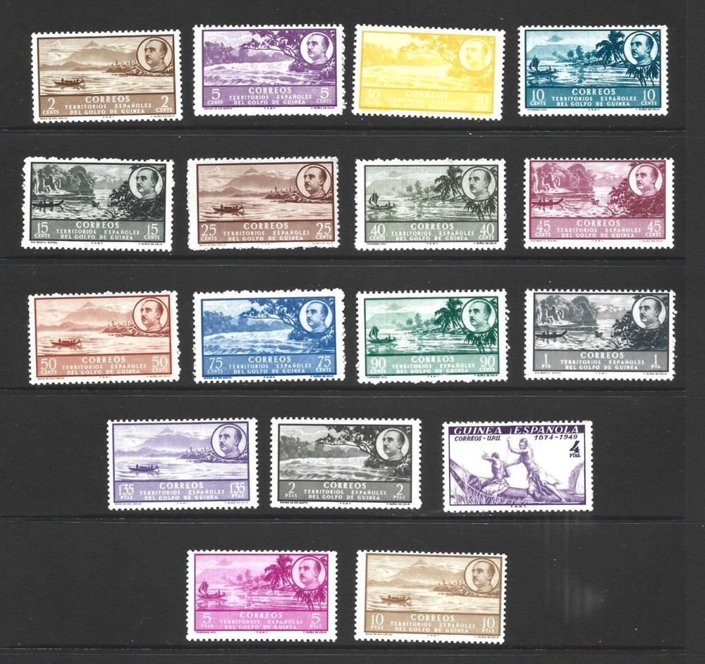 Spanish Guinea, 1949, SG331-6, MM & MNH,  ref 328