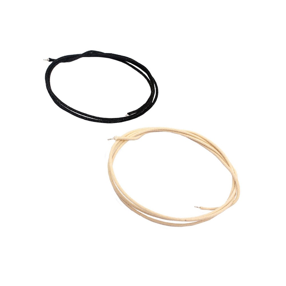 Black And White Single-core Copper Wire 1 Meter 2 Sets GU403