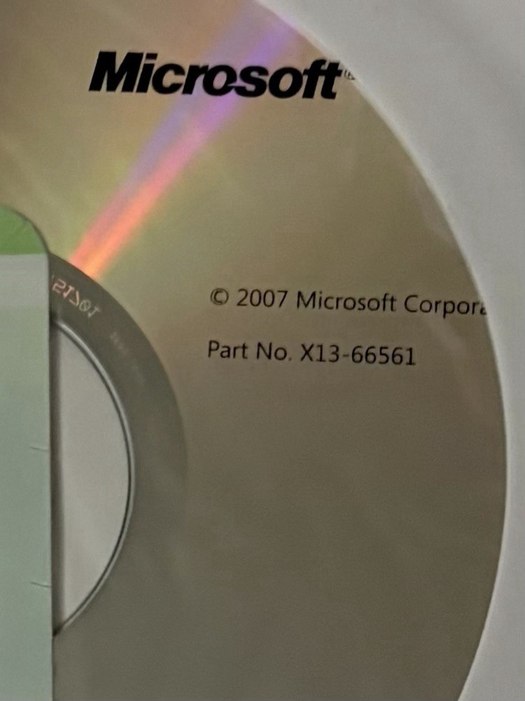 Microsoft WORKS 9 Software CD-ROM New PC Distribution Version X13-66561 (2007)