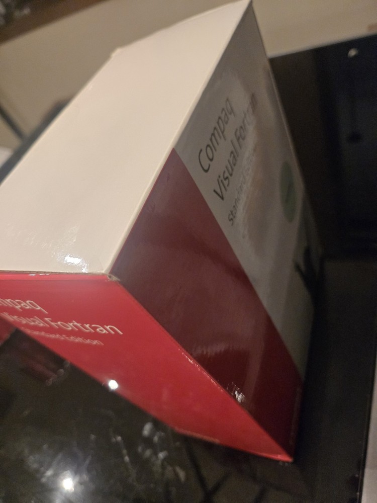 Rare In Box Compaq Visual Fortran Standard software Ver 6.6a on CD - Windows