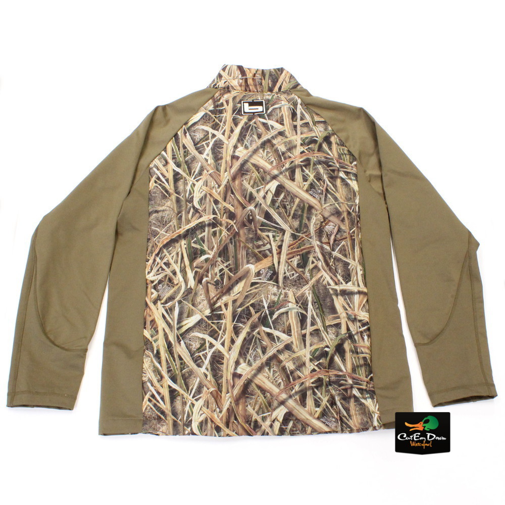 BANDED GEAR 1/4 ZIP HAILSTONE PULLOVER JACKET SHADOW GRASS BLADES CAMO MEDIUM