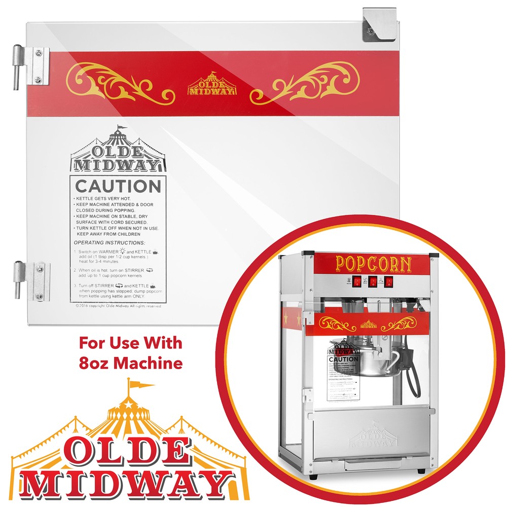 Olde Midway Commercial Popcorn Machine Door Replacements