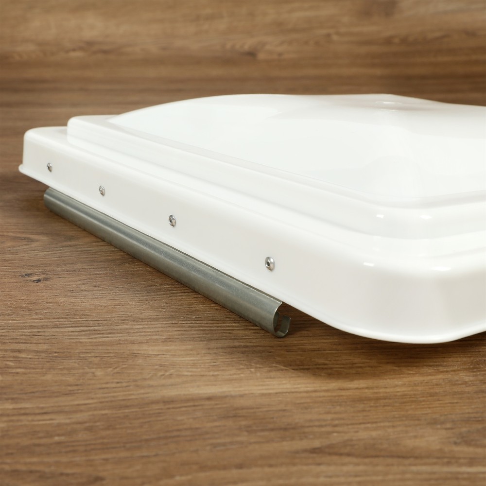 2 Pack RV Vent Covers Camper Roof Replacement Trailer Ventline White 14" x 14"