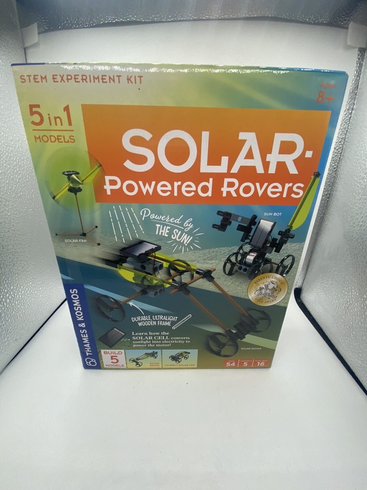 Solar Powered Rovers STEM Experiment Kit Thames & Kosmos New Sealed
