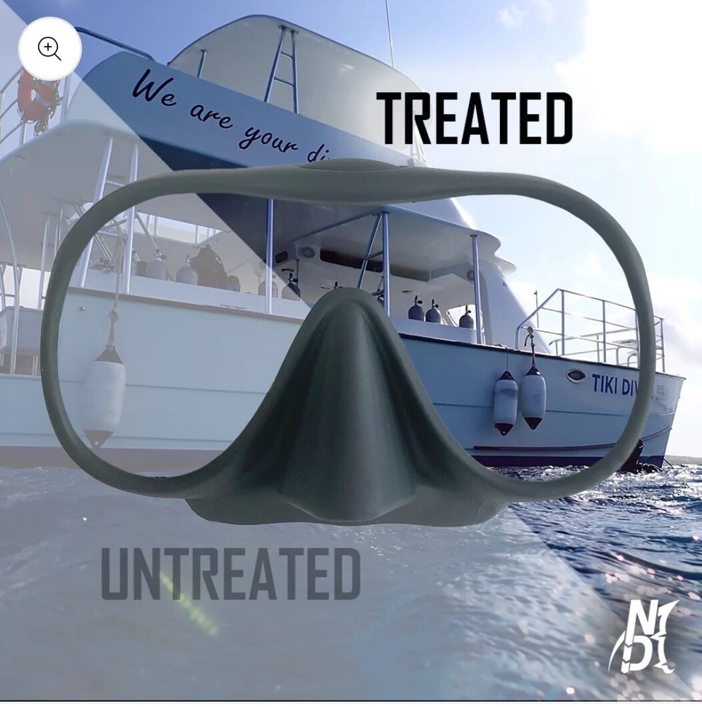 Next Descent Mako Scuba Mask And Defog Bundle