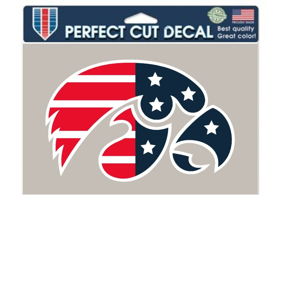 Iowa Hawkeyes Decal - Sticker Military Appreciation