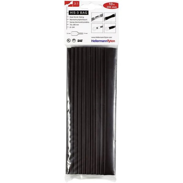 HellermannTyton 308-31210 12mm 4mm Shrink Sheath Kit