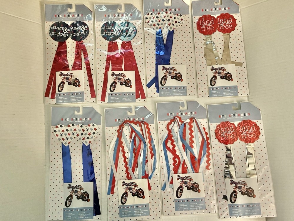 Patriotic Bicycle Streamers