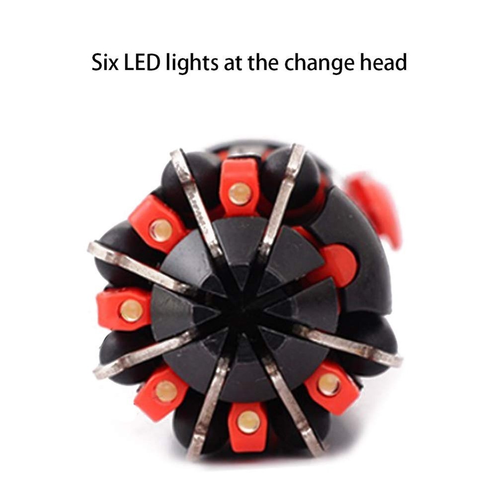 8 in 1 Multi Portable Screwdriver Tools Set with 6 LED Torch