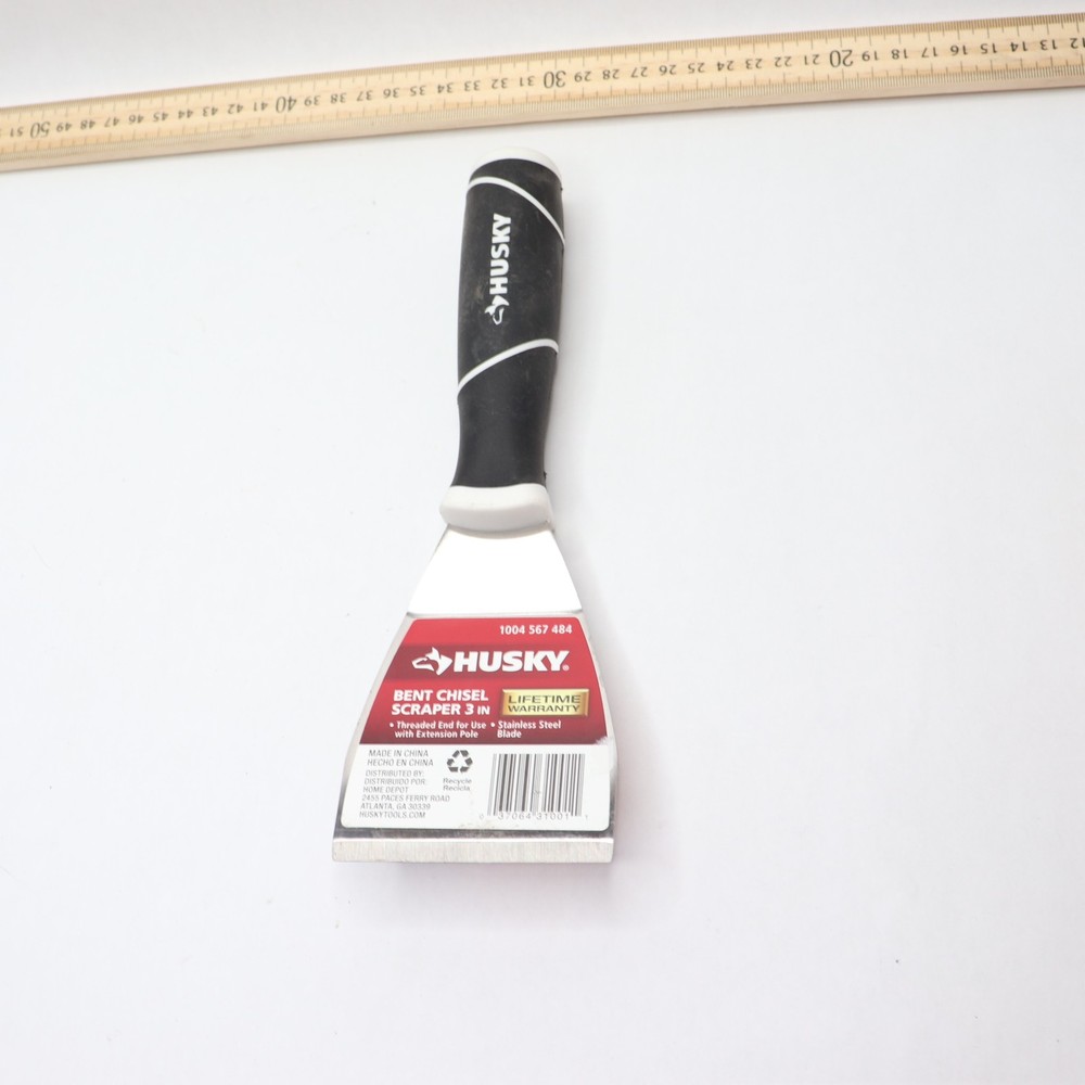 Husky Extendable Bent Scraper 3" 1004567484