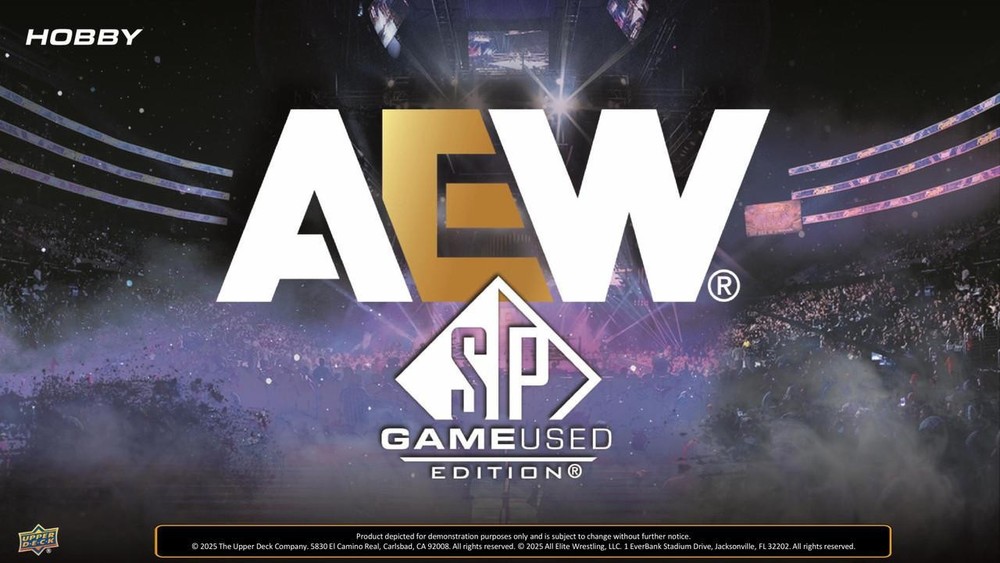2025 Upper Deck AEW SP Game Used Wrestling Hobby Box