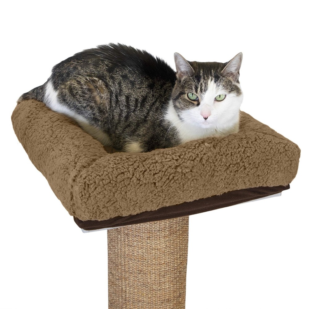Kitty City Sisal Post Scratcher Perch Platform Attachment Accessory (Perch Pl...