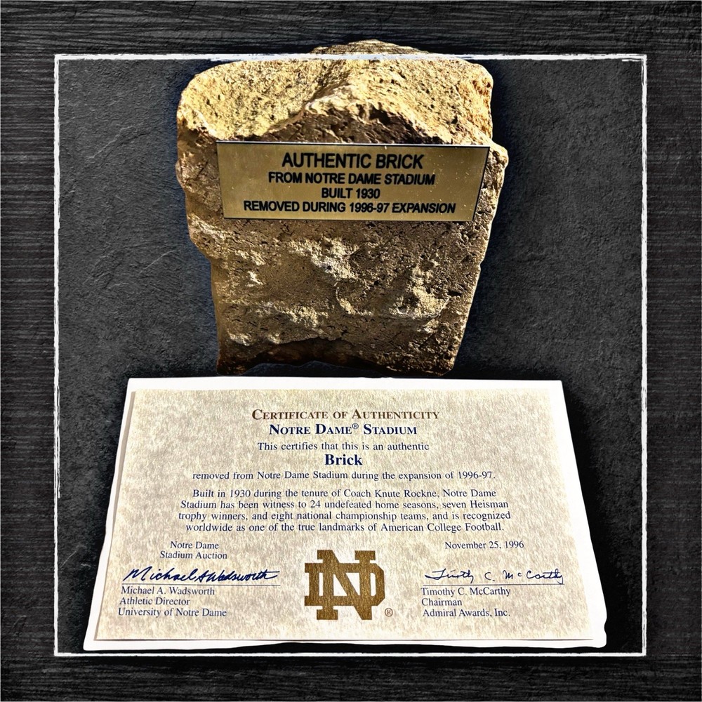 Rudy Movie Relic Prop Memorabilia