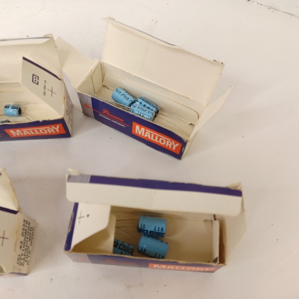 Lot 21 Vintage NOS Mallory Capacitors