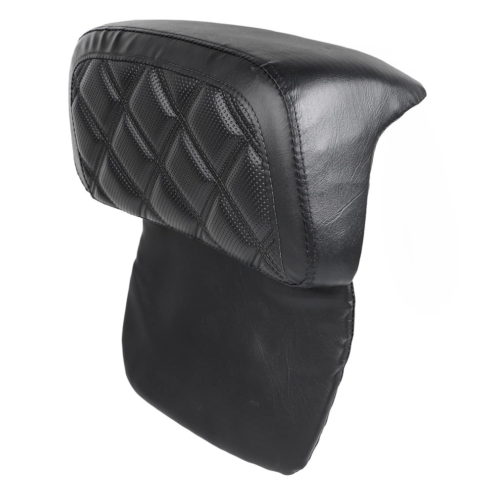 Black Stitching Razor Chopped Trunk Backrest Pad For Harley CVO Road Tri Glide