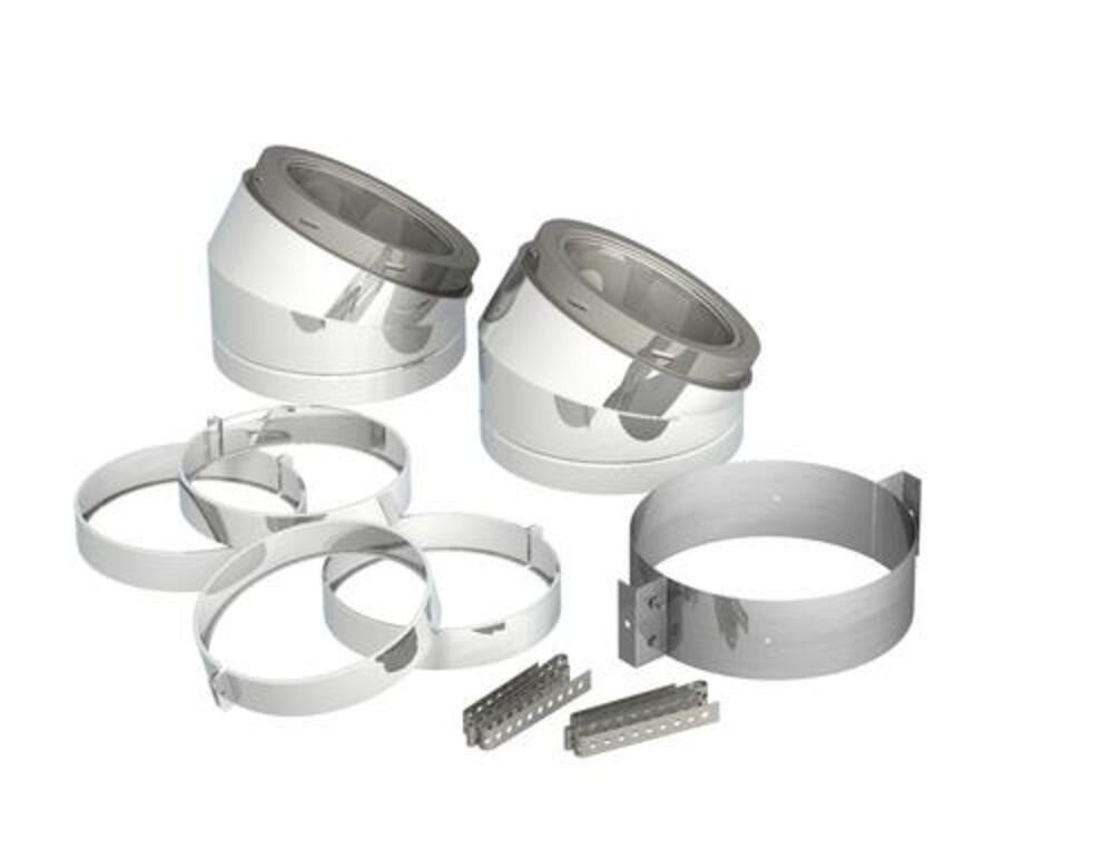 Supervent 8" ID Class A Double Wall 30° Elbow Kit