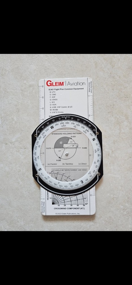 Gleim Flight Computer Gleim Navigational Plotter 2022