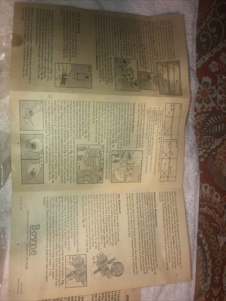 Boyne Double Edge-to-Edge Doweling Jig Leichtung Engineered Woodworking Tool