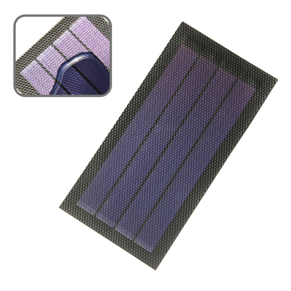1W Flexible 6V Amorphous Silicon Solar Panel - Perfect For DIY Projects! New