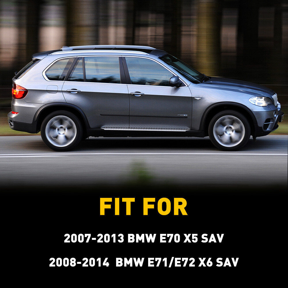 For BMW E70 X5 2007-2014 Passenger Black Inner Door Panel Handle Pull Trim Cover